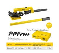 Set piegatubi manuale for tubi 10-25mm Macchina piegatubi multifunzione for tubi in acciaio e rame Tipo a leva Manuale in acciaio inossidabile di tipo U Utensile idraulico(B)