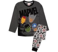 Set pigiama a maniche lunghe Marvel Grigio Ragazzi