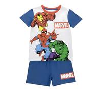 Set Pigiama di Spiderman di Marvel | Completo Bambini con T-Shirt e Pantaloncini | Pigiama Completo Super Morbido per Ragazzo (IT, età, 2 Anni, 3 Anni, Regular, Standard, Marvel - Multicolor)