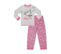 Set pigiama Harry Potter per ragazze Hedwig "Ho ricevuto la mia lettera da Hogwarts" rosa e bianco, a maniche lunghe, per bambini, rosa, 8-9 Years
