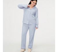 Set pigiama lungo in cotone 100% puro morbido blu, per damigelle d'onore, completo da casa per donne, pantaloni con tasche, pigiami autunnali e invernali Collezione Pigiama in cotoneScopri i pigiami i