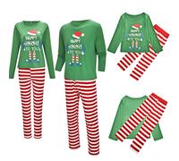 TENDYCOCO Set Pigiama Natalizio Set Pigiami Natalizi Famiglia Jammies per Bambini Adulti
