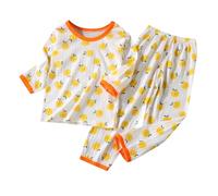 Set Pigiama per Bambini Ragazzi e Ragazze Abbigliamento da Casa Notte Invernale Biancheria Kawaii a Manica Lunga con Pantaloni Lunghi Idea Regalo 1-12 Anni