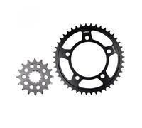 Set pignone anteriore e posteriore in acciaio cementato 530 16T 40T 41T 43T 44T for CBR900RR CB900 F CBF1000 CBF1000 F VTR1000 F(16T 44T)