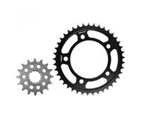 Set pignone anteriore e posteriore in acciaio cementato 530 16T 40T 41T 43T 44T for CBR900RR CB900 F CBF1000 CBF1000 F VTR1000 F(16T 41T)