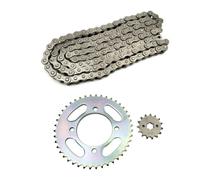 Set pignone e catena per Suzuki GZ150-A GZ 150 150cc | Robusto set di pignoni e catene per Suzuki GZ150-A che migliorano le prestazioni. Set di pignoni per moto