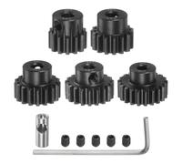 Set Pignone M1 Mod1 per Albero Da 5Mm 13T 15T 17T 19T 21T Ingranaggi Motore in A