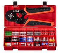 Set Pinza Crimpatrice per Tubetti Terminali 0,25-10mm² Kit Professionale 21