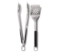 OXO Set pinza e paletta per barbecue OXO11320200 in acciaio inox con apri bottiglia