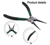 Set Pinze Circolari Snap Ring per Facile Rimozione e Impostazione Acciaio Alto C