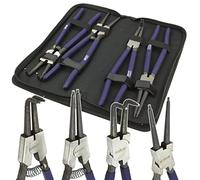 Set Pinze per Anelli Elastici Seeger 12" pollici 4pz 300mm con Custodia