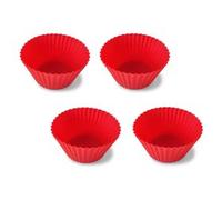 Set pirottini per friggitrice ad aria 4 pz (7x3,2cm) AIRFRYER Rosso 69107AIR