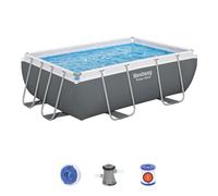 Set piscina fuori terra rettangolare Power Steel da 282x196x84 h cm 56629 - Bestway