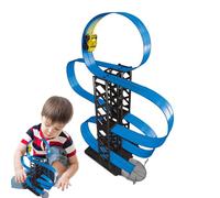 Set Pista Da Corsa | Gioco con Veicoli Robusti e Flessibili - Giocattoli Auto Educativi | per Bambini Ragazzi Ragazze Ricompense in este Riempimento Sacchetti di Natale Vacanze