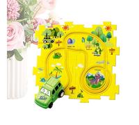 Set Pista Per Auto Da Corsa Puzzle,Veicolo Giocattolo Con Alimentazione A Batteria | Set Per Pista Auto Con Puzzle | Per Ragazzi, Ragazze E Bambini, Per Gioco, Apprendimento, Natale, Compleanno E Amic