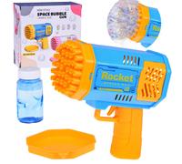 Set pistola sparabolle con illuminazione e liquido per bambini