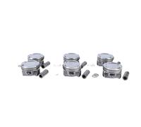 Set pistone Set di 6 fasce elastiche, biella e cuscinetto principale per dell'albero motore per BMW B58 B30