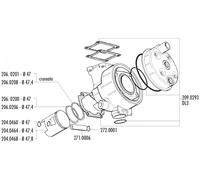 Set pistoni Polini Sport 70cc 47,4mm per Benelli Devil, Spring, Malaguti MRX