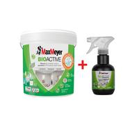 SET PITTURA ANTIMUFFA MAX MEYER "BIOACTIVE PLUS" BIANCO 14LT E SPRAY ANTIM...