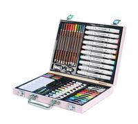 Set Pittura | Kit Artistico con Pastelli a Olio e Pennarelli per Bambini | Colori Vivaci, Materiale Didattico Creativo per Lezioni d'Arte, Scuola, Viaggi e
