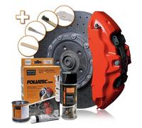 Set Pittura Rossa Per Pinza Freno , Foliatec Racing Rosso, 3 Componenti