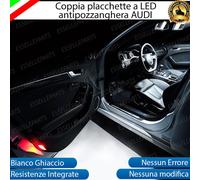 SET PLAFONIERE COMPLETE A LED AUDI A4 LUCI DI CORTESIA PORTIERE PORTE 6000K
