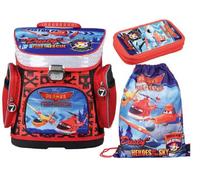 set PLANES DUSTY zaino ERGO RIGIDO scuola + astuccio 2zip + sacco sport zainetto