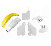 SET PLASTICA SUZUKI RM 250 '92 COLORE OEM (BIANCO/GIALLO) (SU396E999)