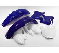 SET PLASTICA YAMAHA YZF 250 '01-'02 COLORE OEM (BIANCO/BLU) (YA303E999