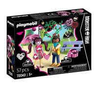 Set PLAYMOBIL Monster High Appuntamento di San Valentino Draculaura Clawd Wolf 126 pezzi
