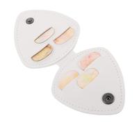 Set Plettri Chitarra 1 Pezzo Custodia Trasparente Bianca