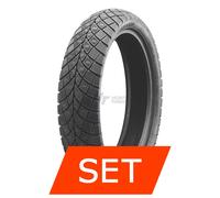 Set pneumatici 3 ruote Heidenau K66 per Piaggio MP3 400 ES 2021 2x 110/70-13 ...
