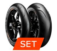 Set pneumatici Avon 3D Supersport per Honda VFR 800 F V-Tec (RC46) ABS 120/70