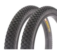 Kenda K-Rad BMX - Set di pneumatici da 20 x 2,35 pollici - circa 650 g - Copertoni in filo - profilo ampio - Park & Street - nero - 1 paio
