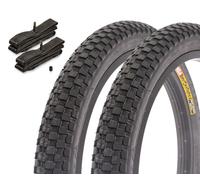 Set pneumatici BMX KENDA K-RAD + camere 20 pollici 2,35 nero