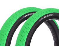 Set pneumatici BMX KHE ACME 20" 2,40 verde 640 g