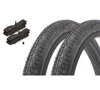 Set pneumatici BMX KUJO Tony T 20 pollici 1,75 con camere Schrader nero