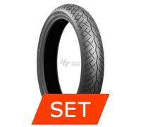 Set pneumatici Bridgestone Battlax BT46 per Moto Guzzi Breva i.e. 750 110/70-17