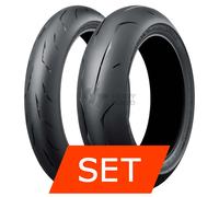 Set pneumatici Bridgestone Battlax RS10 per Kawasaki Ninja 400 110/70 R17