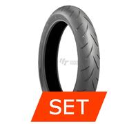 Set pneumatici Bridgestone Battlax S21 per Zero SR 0 ABS 120/70 ZR17 58W+180/55