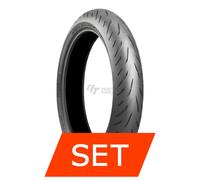 Set pneumatici Bridgestone Battlax S22 BB per BMW R NineT / Scrambler / Pure /