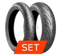 Set pneumatici Bridgestone Battlax T31 per Zero SR 0 ABS 120/70 ZR17 58W+180/55