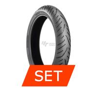 Set pneumatici Bridgestone Battlax T32 per Yamaha TDM 900 120/70 ZR18