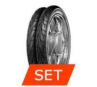 Set pneumatici Continental ContiGo per Kawasaki W 800 19-23 100/90-18+130/80-18