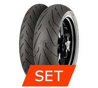 Set pneumatici Continental ContiRoad per Kawasaki Ninja 125 100/80-17+130/70-17