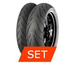 Set pneumatici Continental ContiRoad per Yamaha XSR 125 110/70-17+140/70-17