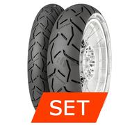 Set pneumatici Continental ContiTrailAttack 3 per Moto Guzzi Stelvio 110/80 R19