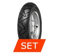 Set pneumatici Continental ContiTwist per Yamaha Breeze 3.00-10 50M+3.00-10 50M