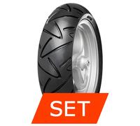 Set pneumatici Continental ContiTwist Sport SM per Aprilia Tuono 125 100/80-17