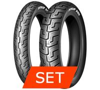 Set pneumatici Dunlop D401 H/D per Triumph Speedmaster 865 100/90-19+130/90 B16